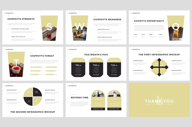 有机茶店茶室品牌推广招商合作展示keynote模板 - 顶尖PPT