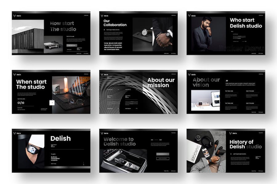 熟食店行业商务展示PPT模板 - 顶尖PPT