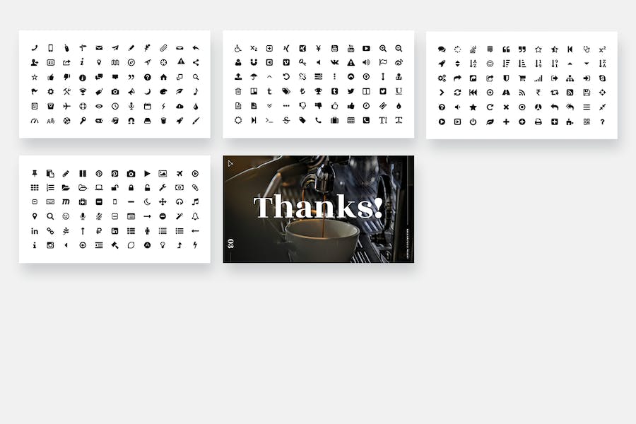 咖啡行业咖啡店主题keynote模板 - 顶尖PPT
