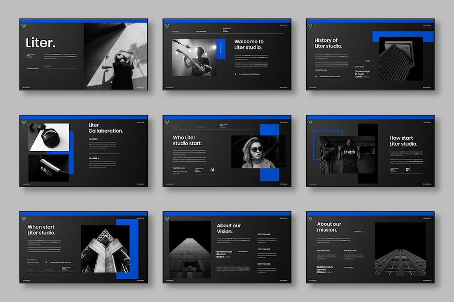 商务业务品牌推广演讲Keynote模板 - 顶尖PPT