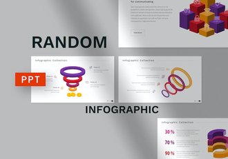 信息图表数据展示营销宣传PPT模板 - 顶尖PPT