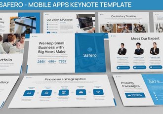 移动支付电子钱包keynote模板 - 顶尖PPT