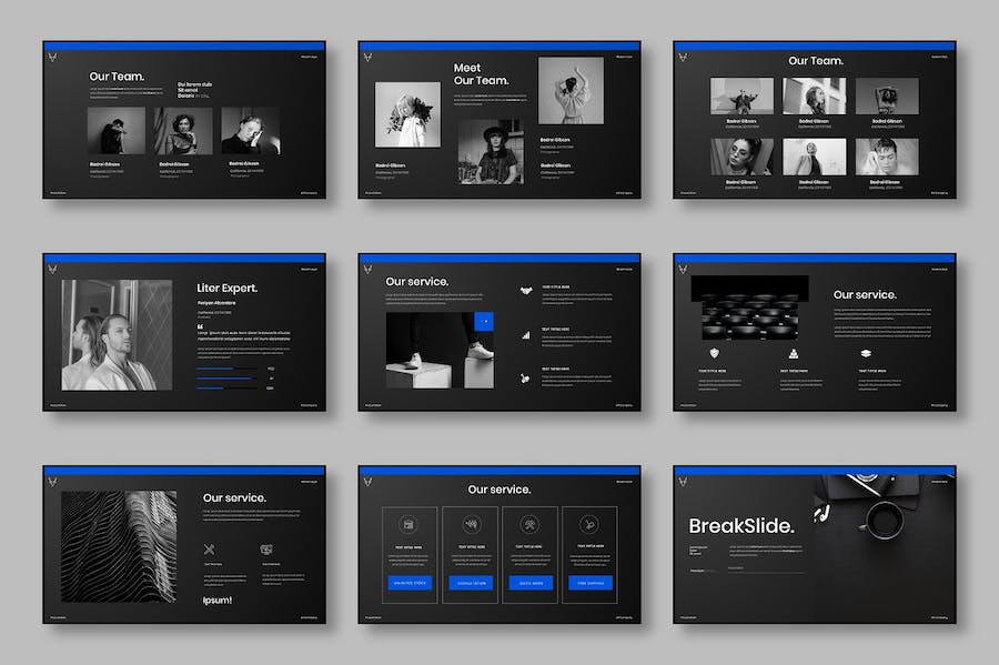 商务业务品牌推广演讲Keynote模板 - 顶尖PPT