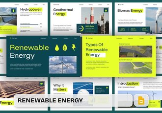 可再生能源PPT模板 - 顶尖PPT