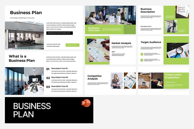 商业计划PowerPoint模板 - 顶尖PPT