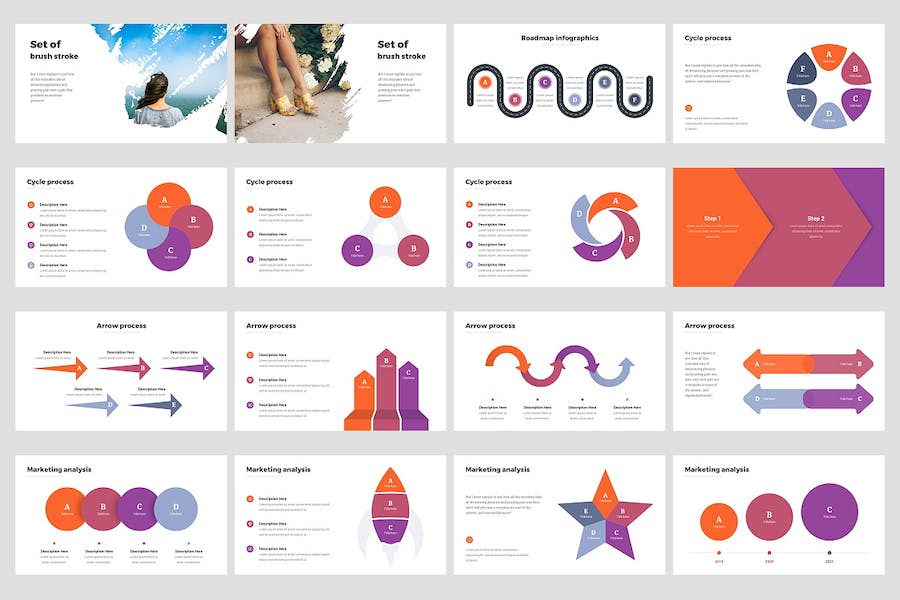创意大气企业项目策划解决方案商业计划多用途keynote模板 - 顶尖PPT