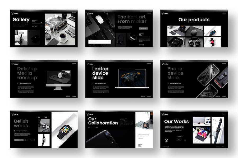 熟食店行业商务展示PPT模板 - 顶尖PPT