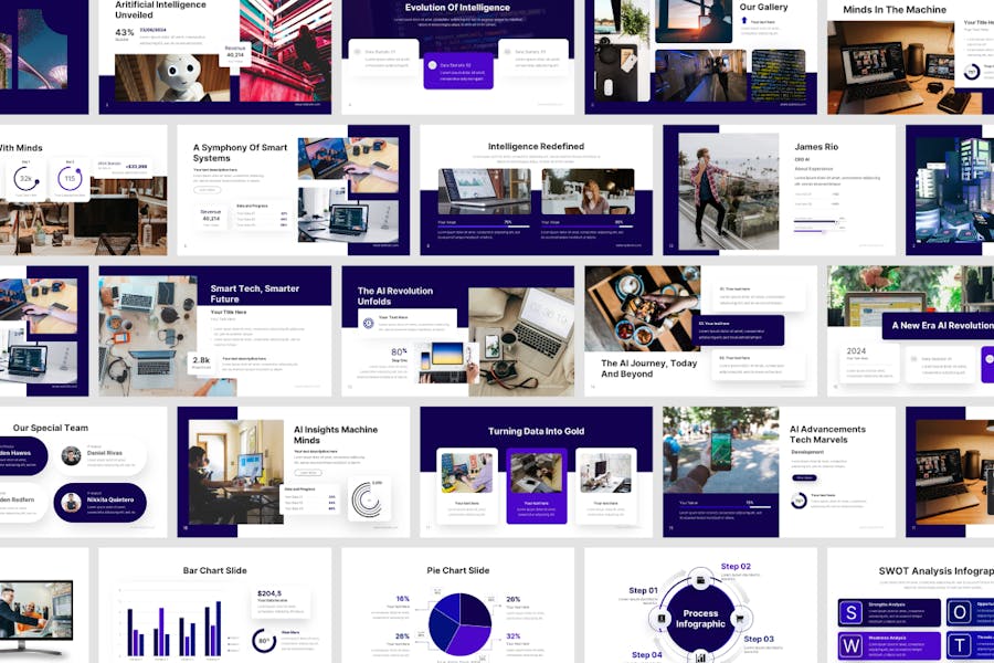 人工智能技术keynote模板 - 顶尖PPT