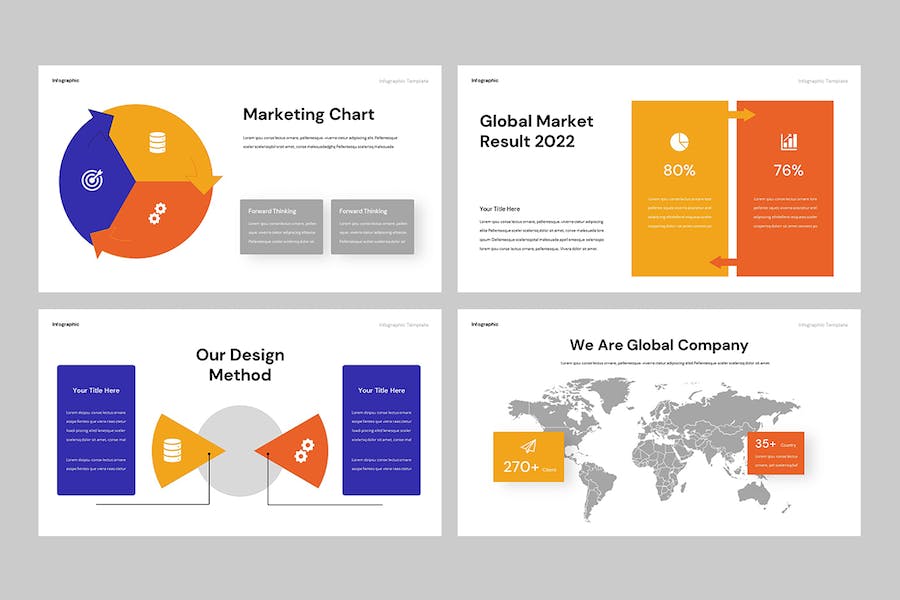流程步骤要点展示信息图形PPT模板 - 顶尖PPT