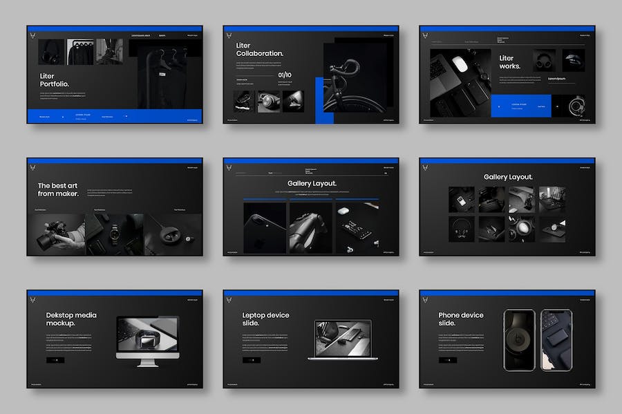 商务业务品牌推广演讲Keynote模板 - 顶尖PPT