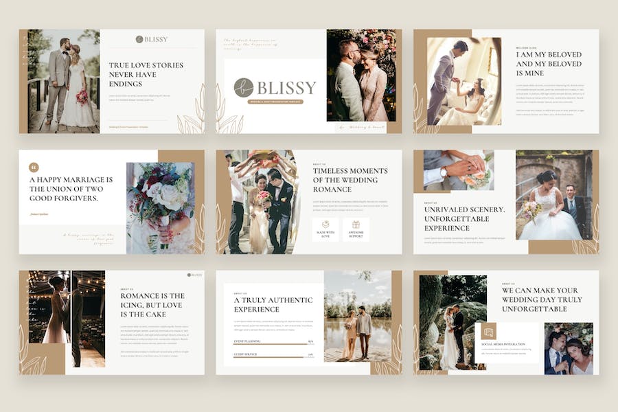 幸福婚礼策划方案现场流程展示keynote模板 - 顶尖PPT