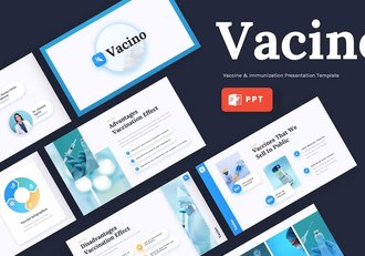 疫苗领域专业展示PPT模板 - 顶尖PPT