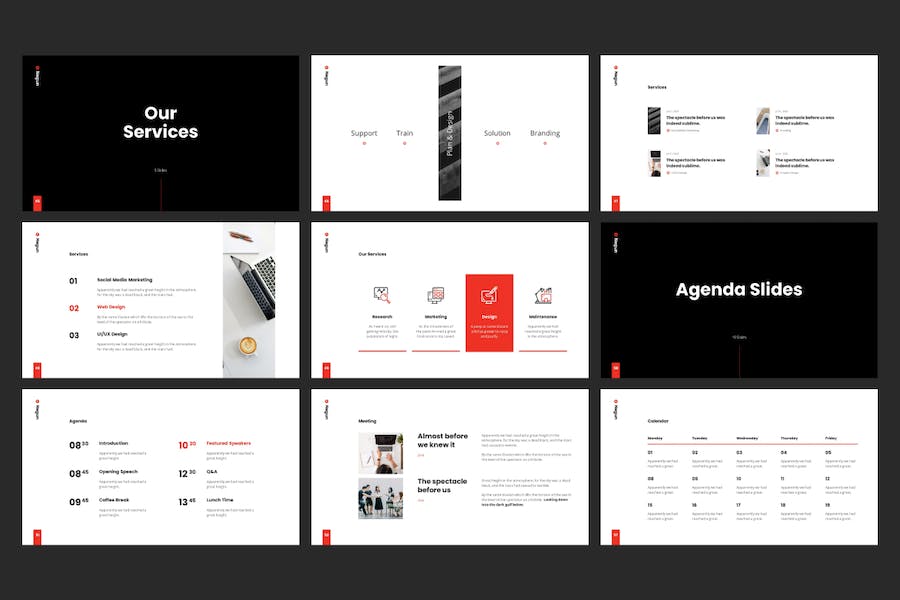 商务风格企业介绍宣传PPT模板 - 顶尖PPT