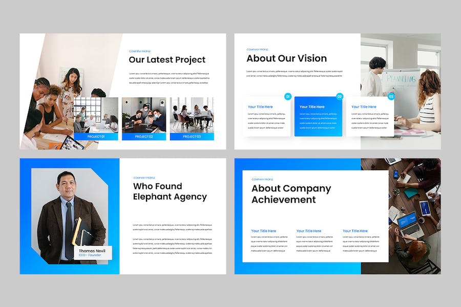 公司企业形象展示方案PPT模板 - 顶尖PPT