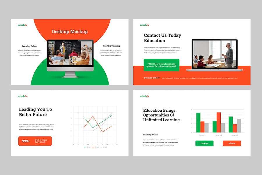 教育主题课程教学PPT模板 - 顶尖PPT