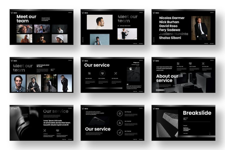 熟食店行业商务展示PPT模板 - 顶尖PPT