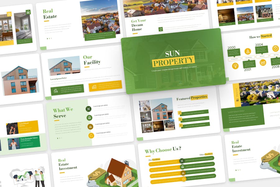 房地产项目展示营销PPT模板 - 顶尖PPT