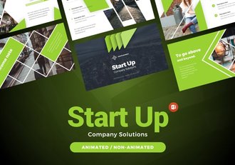 初创公司解决方案信息图形世界地图PPT模板 - 顶尖PPT