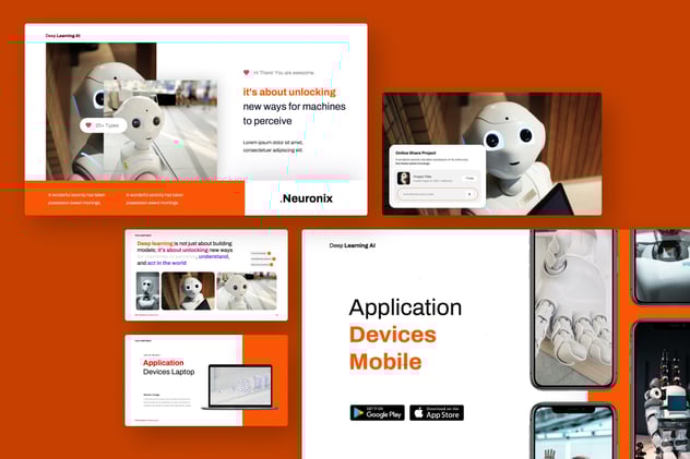 深度学习AI主题演讲keynote模板 - 顶尖PPT