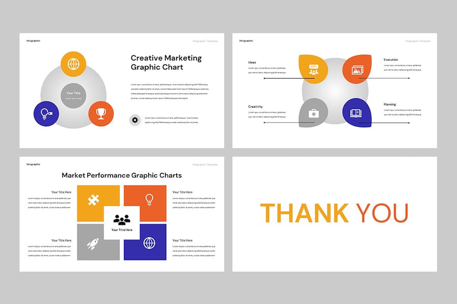 流程步骤要点展示信息图形PPT模板 - 顶尖PPT