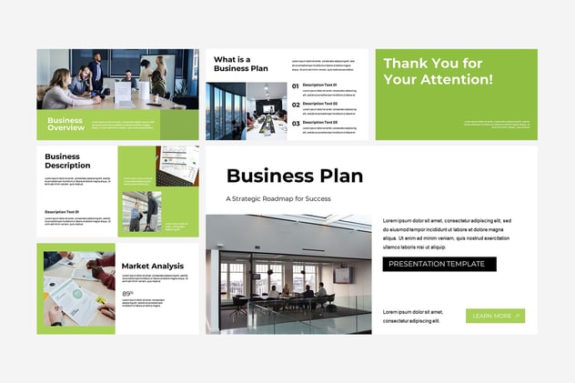 商业计划PowerPoint模板 - 顶尖PPT