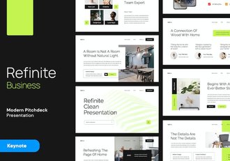 极简设计主题风格方案Keynote模板 - 顶尖PPT