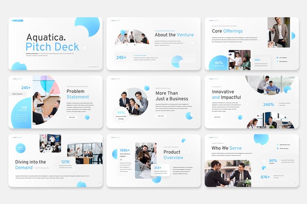 新拟态设计风格商务keynote模板 - 顶尖PPT