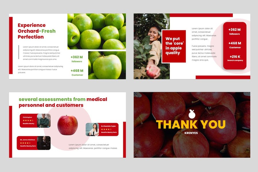 水果农业种植技术讲述推广营销方案Keynote模板 - 顶尖PPT