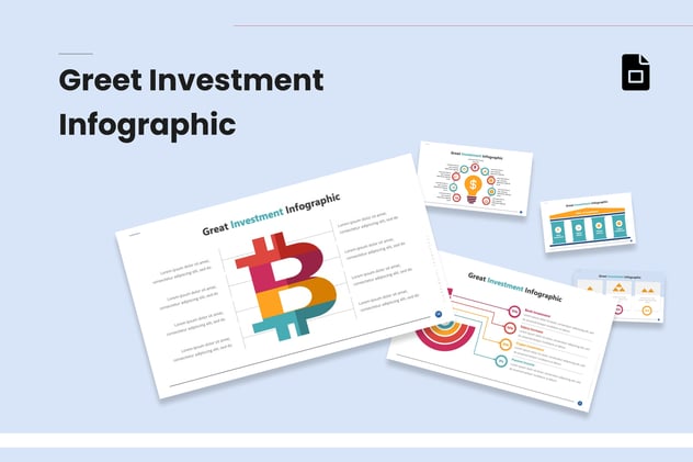 伟大的投资信息图形PPT模板 - 顶尖PPT