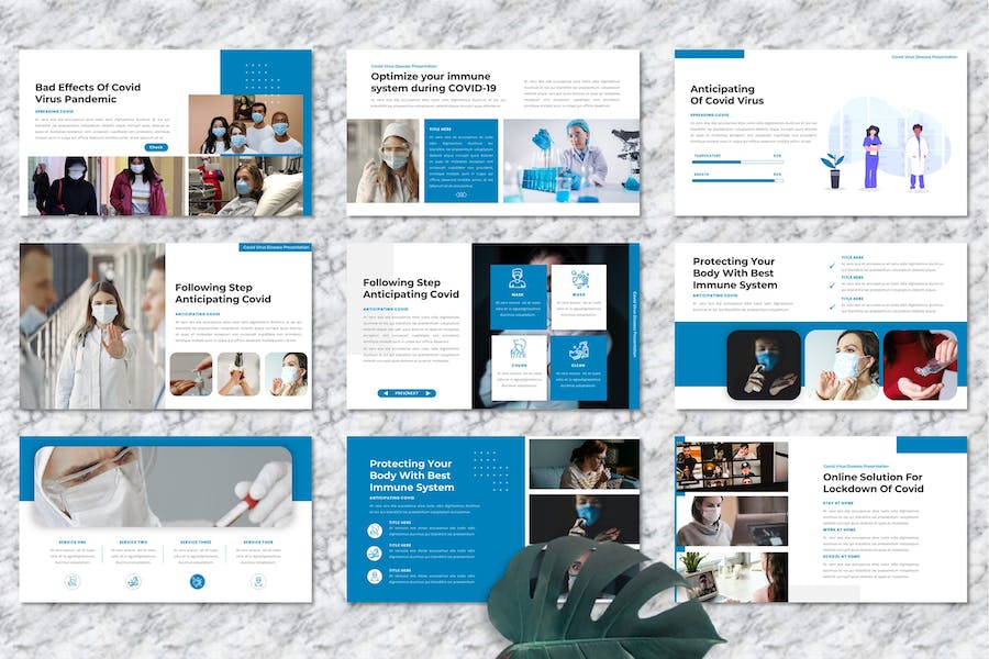 疫情防控医疗健康讲座方案Keynote模板 - 顶尖PPT