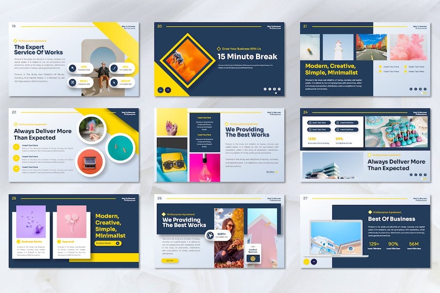 企业公司年度报告总结PPT模板 - 顶尖PPT