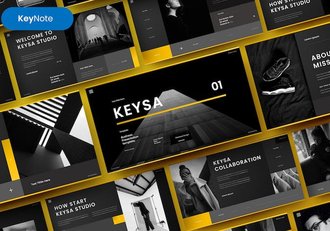 商务企业战略发展方案Keynote模板 - 顶尖PPT