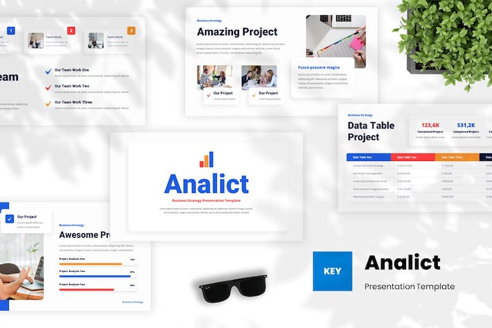 商业发展战略规划市场分析Keynote模板 - 顶尖PPT