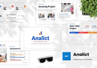 商业发展战略规划市场分析Keynote模板 - 顶尖PPT