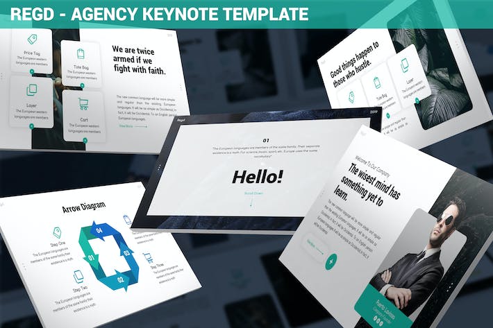 广告设计创意展示运营方案Keynote模板 - 顶尖PPT