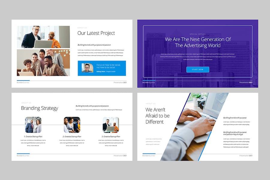 商务企业项目推介融资路演Keynote模板 - 顶尖PPT