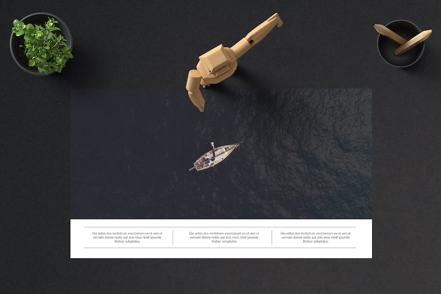 时尚杂志风格内容展示Keynote模板 - 顶尖PPT