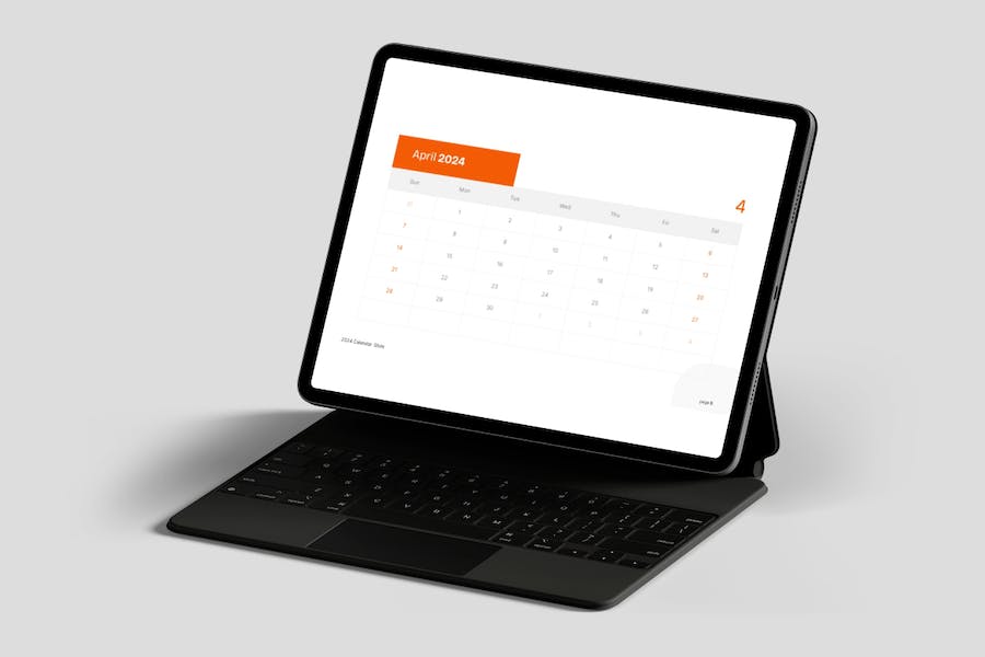 2024年PPT日历日历模板电子日历PPT - 顶尖PPT