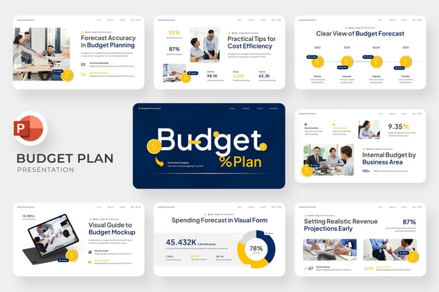 项目资金分配与预算计划编制PPT模板 - 顶尖PPT