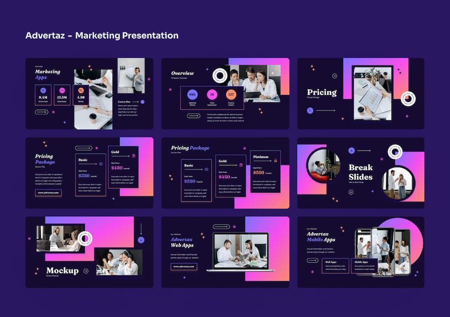 广告营销推广策略方案展示PPT模板 - 顶尖PPT