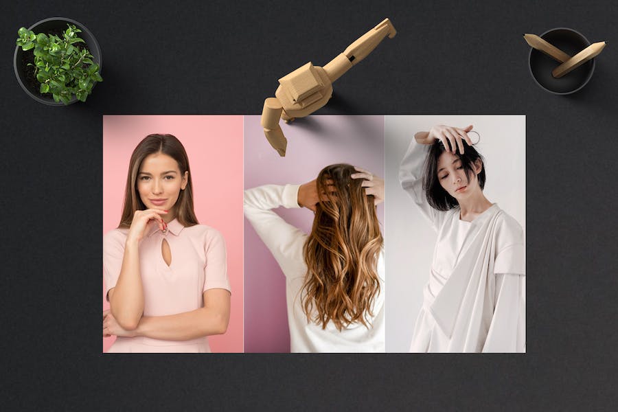 时尚杂志风格内容展示Keynote模板 - 顶尖PPT