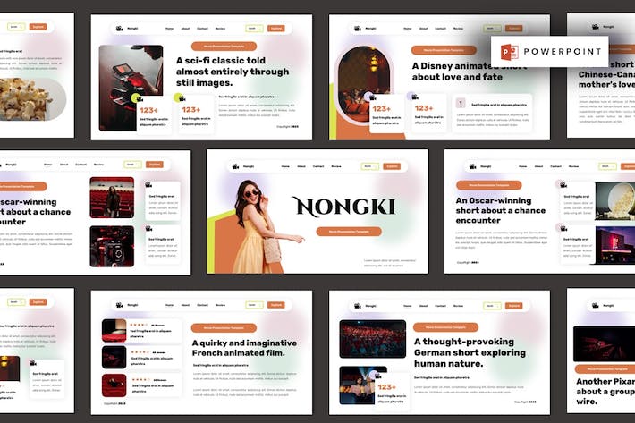 电影制作工作室项目介绍讲述展示方案PPT模板 - 顶尖PPT