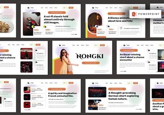 电影制作工作室项目介绍讲述展示方案PPT模板 - 顶尖PPT