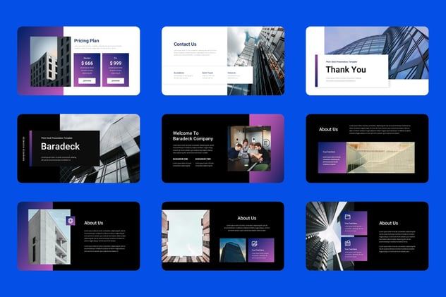 深色创业项目融资商业合作洽谈项目推广keynote模板 - 顶尖PPT