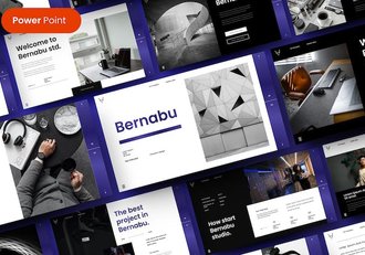 高端商务风格展示PPT模板 - 顶尖PPT