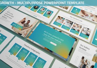 工作成果总结利润增长PPT模板 - 顶尖PPT