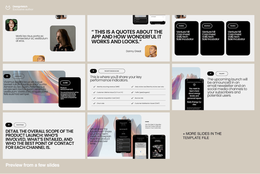 应用软件产品功能展示PPT模板 - 顶尖PPT