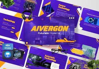 紫色创意多用途商业Keynote模板 - 顶尖PPT