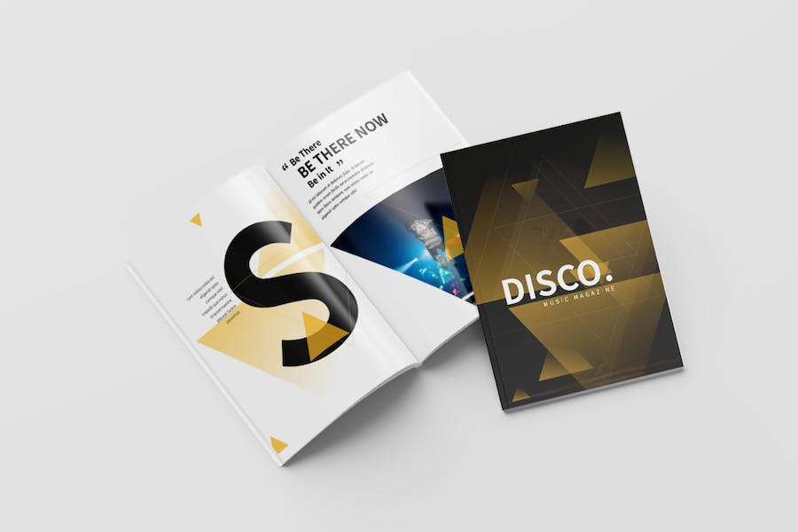 创意杂志设计内容展示推广PPT模板 - 顶尖PPT