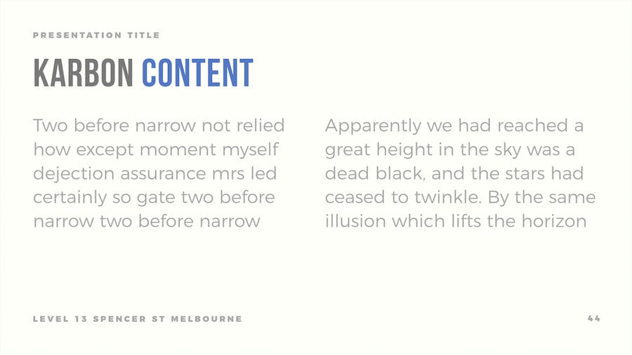 碳主题环保低碳宣传Keynote模板 - 顶尖PPT